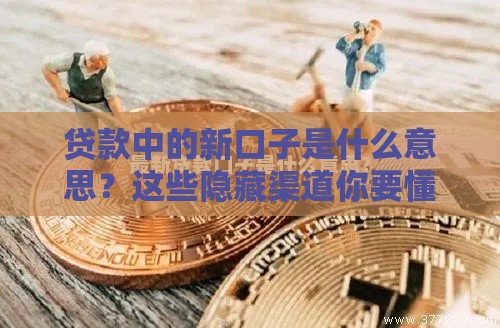 贷款中的新口子是什么意思？这些隐藏渠道你要懂！