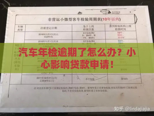 汽车年检逾期了怎么办？小心影响贷款申请！