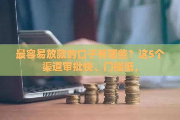 最容易放款的口子有哪些？这5个渠道审批快、门槛低，