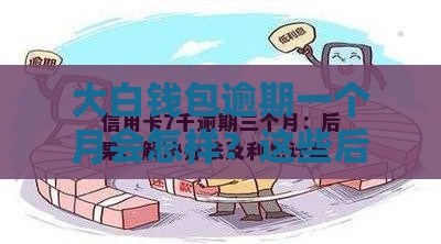 大白钱包逾期一个月会怎样？这些后果和应对方法要记牢！