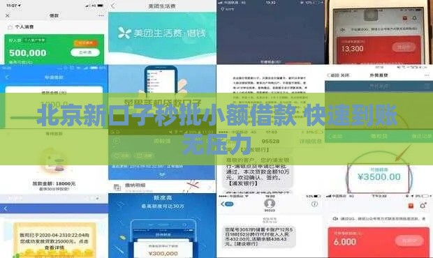 北京新口子秒批小额借款 快速到账无压力