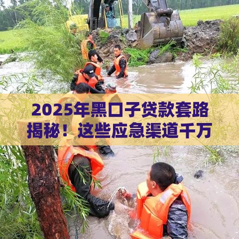 2025年黑口子贷款套路揭秘！这些应急渠道千万别碰