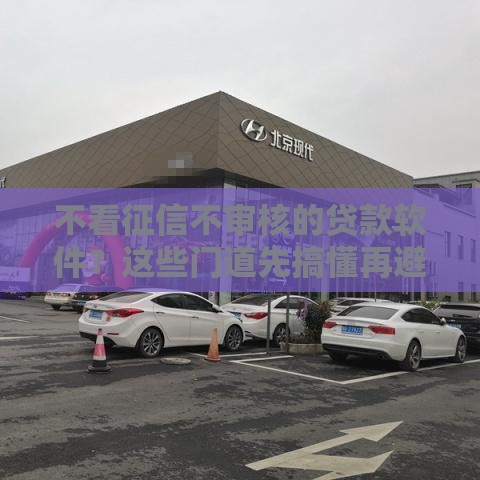 不看征信不审核的贷款软件？这些门道先搞懂再避坑！