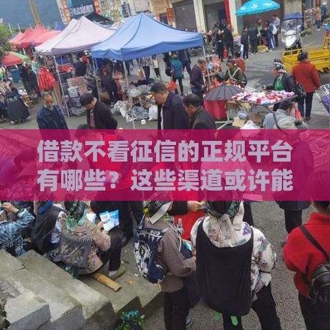 借款不看征信的正规平台有哪些？这些渠道或许能帮你