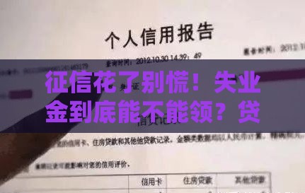 征信花了别慌！失业金到底能不能领？贷款必看解答