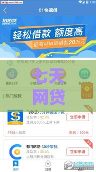 七天网贷口子有哪些靠谱选择？实测推荐+避坑指南