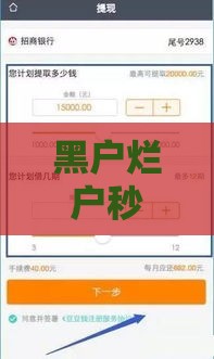 黑户烂户秒下款？这些平台或许能帮到你