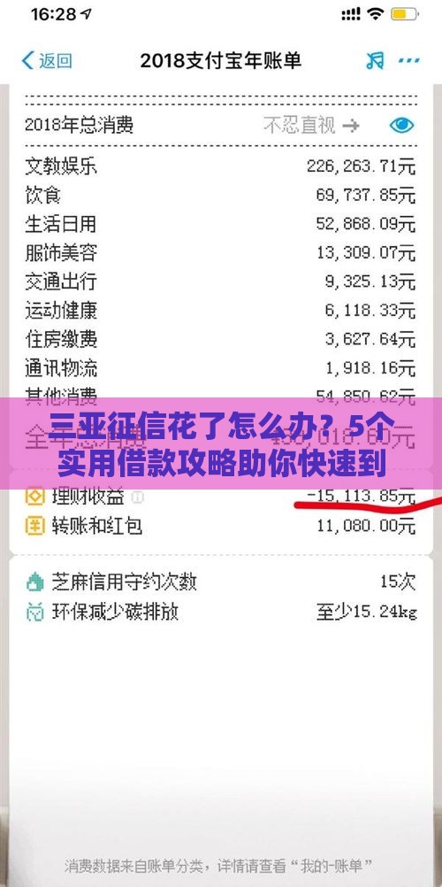 三亚征信花了怎么办？5个实用借款攻略助你快速到账