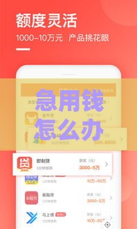 急用钱怎么办？商城类转借款口子这些操作技巧必看！