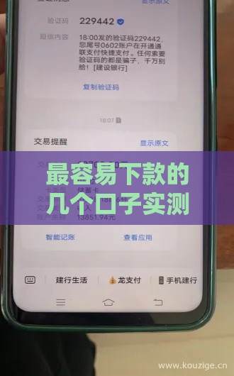最容易下款的几个口子实测盘点