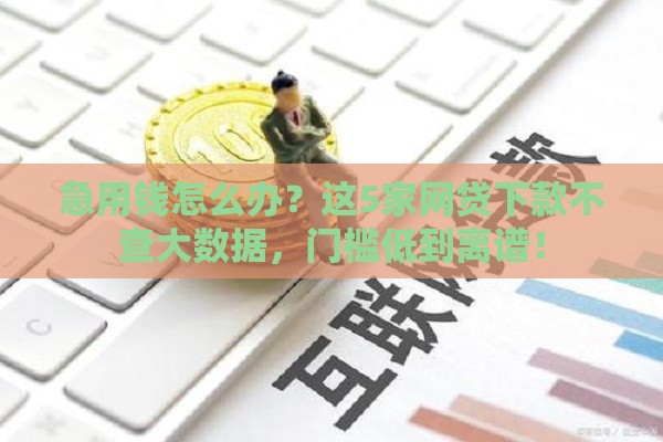 急用钱怎么办?这5家网贷下款不查大数据,门槛低到离谱! 急用钱怎么办?这5家网贷下款不查大数据,门槛低到离谱!