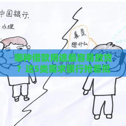 哪种借款用途最容易放贷？这5类需求银行抢着批！