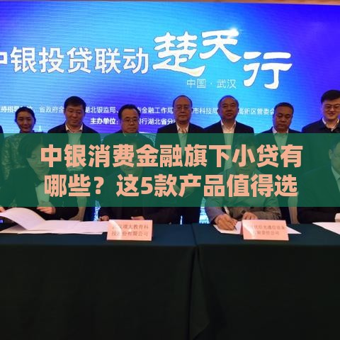 中银消费金融旗下小贷有哪些？这5款产品值得选！