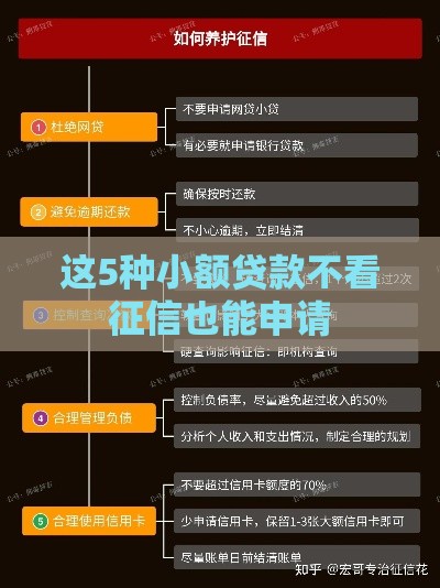 这5种小额贷款不看征信也能申请