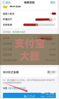 支付宝大额借款怎么申请？这几个方法快速到账！