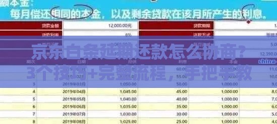 京东白条延期还款怎么协商?3个技巧+完整流程,手把手教你解决难题! 京东白条延期还款怎么协商?3个技巧+完整流程,手把手教你解决难题!