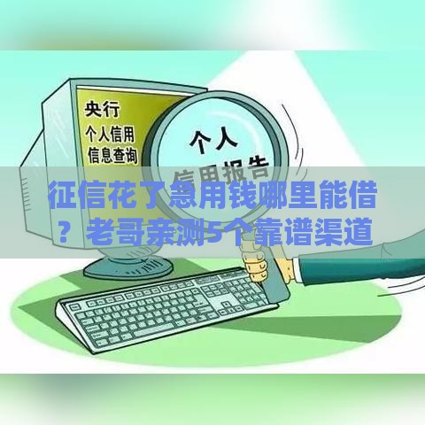征信花了急用钱哪里能借？老哥亲测5个靠谱渠道！