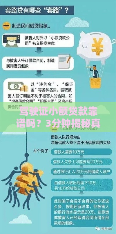 驾驶证小额贷款靠谱吗？3分钟揭秘真实内幕！