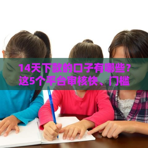 14天下款的口子有哪些？这5个平台审核快、门槛低