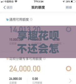 享趣花呗不还会怎样？这些后果你可能想不到！