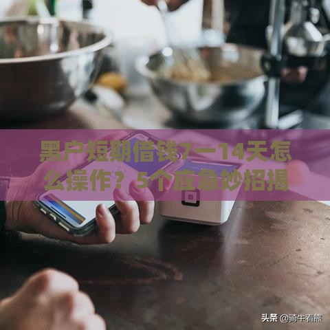黑户短期借钱7一14天怎么操作？5个应急妙招揭秘