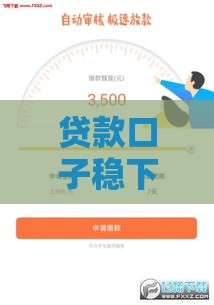 贷款口子稳下款避坑指南，这5招助你轻松过审