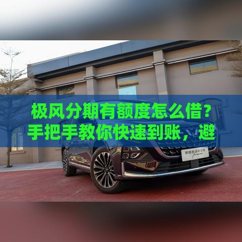 极风分期有额度怎么借？手把手教你快速到账，避免踩坑！
