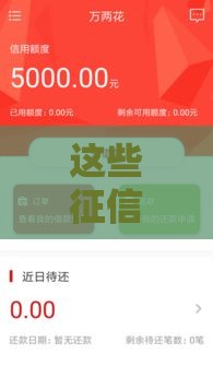 这些征信宽松的贷款平台通过率高又好下款