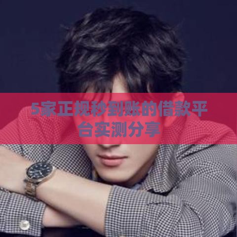 5家正规秒到账的借款平台实测分享