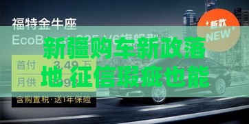 新疆购车新政落地 征信瑕疵也能贷款买车了？