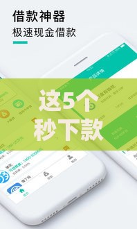 这5个秒下款的借款平台亲测靠谱，快速到账不踩雷