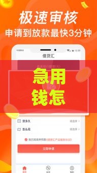 急用钱怎么选？这5个网贷口子下款快又稳，新手必看避坑指南！