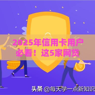 2025年信用卡用户必看！这5家网贷平台下款快、通过率高