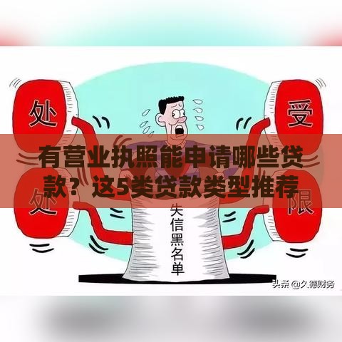 有营业执照能申请哪些贷款？这5类贷款类型推荐