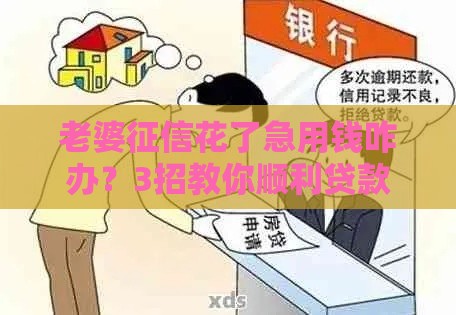 老婆征信花了急用钱咋办？3招教你顺利贷款！