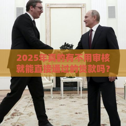 2025年真的有不用审核就能直接通过的贷款吗？这些渠道你得知道！