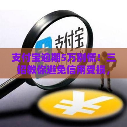 支付宝逾期5万别慌！三招教你避免信用受损，轻松应对还款压力