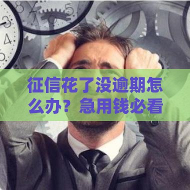 征信花了没逾期怎么办？急用钱必看的借款攻略！