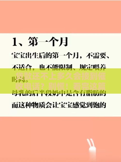 贷款还不上多久会接到催收电话？别慌！看完这篇就懂