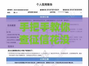 手把手教你查征信花没花？3招判断别踩坑！