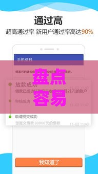 盘点容易通过的贷款口子及申请技巧