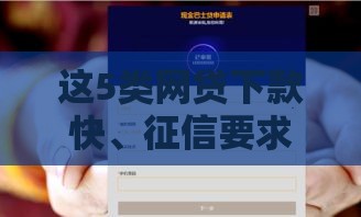 这5类网贷下款快、征信要求低