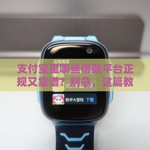 支付宝里哪些借款平台正规又靠谱？别急，这篇教你快速筛选！