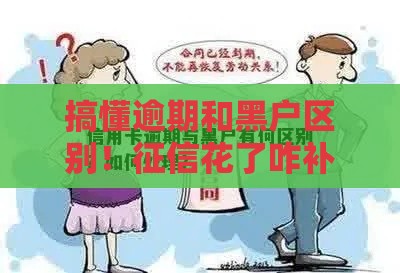 搞懂逾期和黑户区别！征信花了咋补救？3招教你上岸