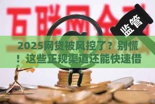 2025网贷被风控了？别慌！这些正规渠道还能快速借钱！