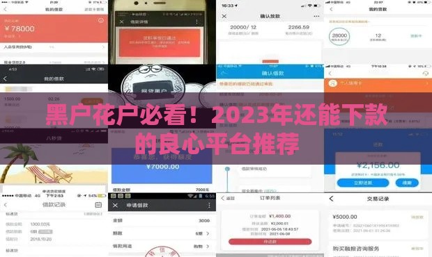 黑户花户必看！2023年还能下款的良心平台推荐