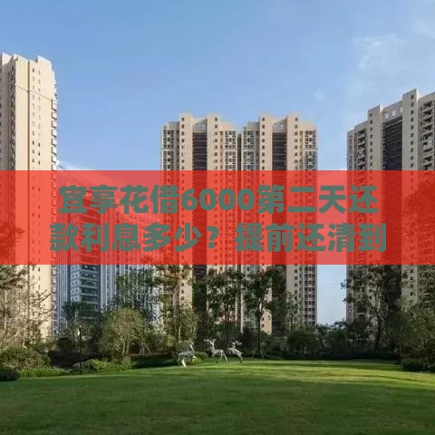 宜享花借6000第二天还款利息多少？提前还清到底划不划算