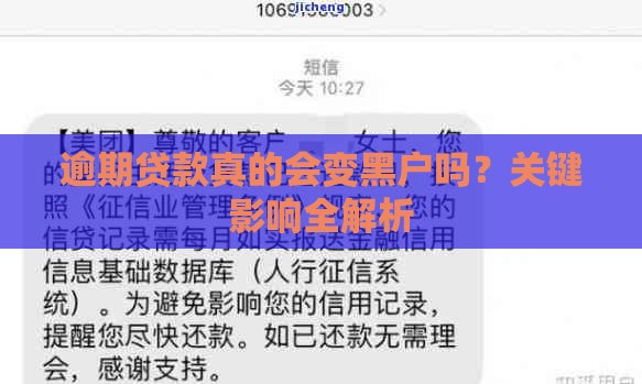 逾期贷款真的会变黑户吗？关键影响全解析
