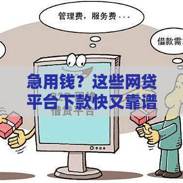 急用钱？这些网贷平台下款快又靠谱！