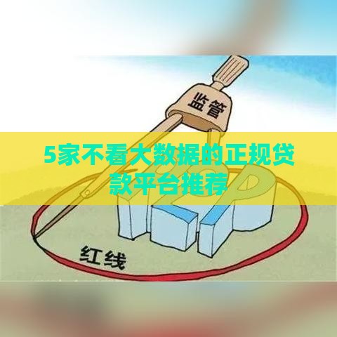 5家不看大数据的正规贷款平台推荐